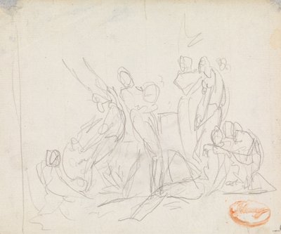 Figure Composition Study 14 by George Romney